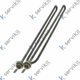 Resistencia 3000W 230V L 440mm An 50mm H 26mm sujeción 2 orificios empalme M4 rosca M16x1,5