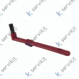 Cepillo Limpieza Rojo Para Duchas Con Cuchara