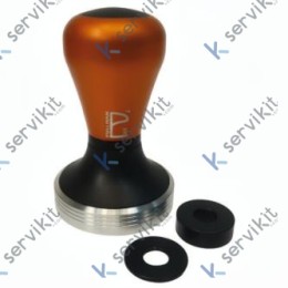 Tamper Ø58mm Naranja Mate Base Plana