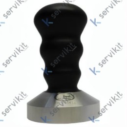 Tamper Madera Negro Base Plana Ø58mm 
