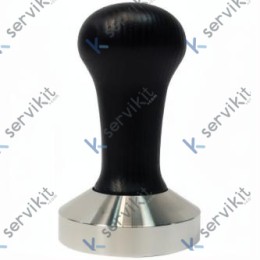 Tamper Madera Negro Base Plana Ø53mm