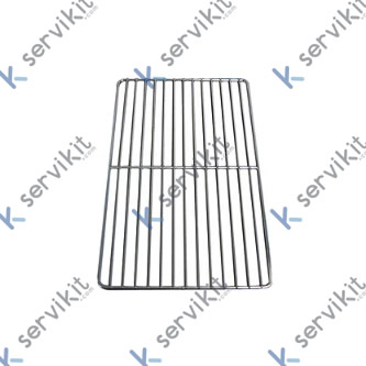 Parrilla An 325 mm P 530 mm H 8 mm acero inoxidable anillo externo reforzado 7 mm