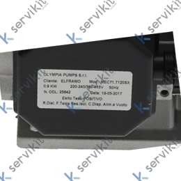 Bomba tipo MEC71.T120SX 50 Hz 0,88 kW 220-240/380-415V entrada ø 62mm salida ø 50mm