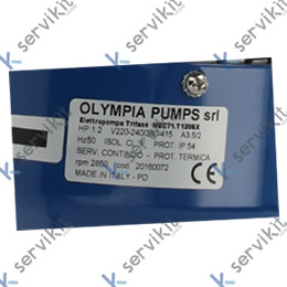 Bomba tipo MEC71.T120SX 50 Hz 0,88 kW 220-240/380-415V entrada ø 62mm salida ø 50mm