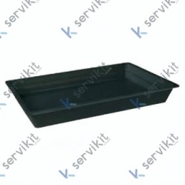Cubeta Gastronorm 1/1 20mm Melamina Negra