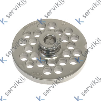 Disco con orificio acero inoxidable ø 70 mm agujero ø 8 mm medida 12 con cubo tipo ENTERPRISE
