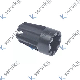 Acoplamiento para triturador portátil GSM1000 D1 ø 19mm L 29,5mm dientes 8 ø int. 1 6,3mm