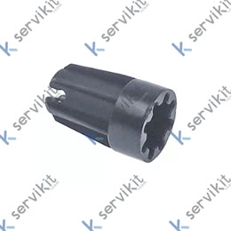 Acoplamiento para triturador portátil GSM1000 D1 ø 19mm L 29,5mm dientes 8 ø int. 1 6,3mm