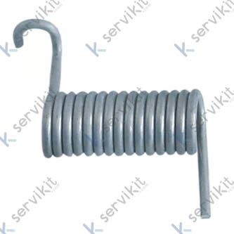 Resorte de torsión ø 19mm L2 47mm espesor de hilo 3mm pos. de montaje izquierdo