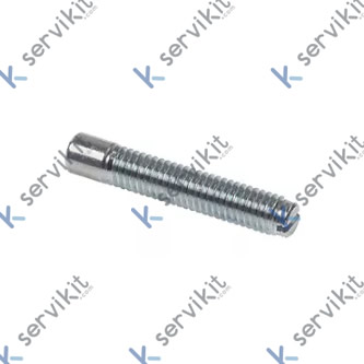 perno roscado rosca M6 ø 6mm L 35mm para cortadora de fiambre