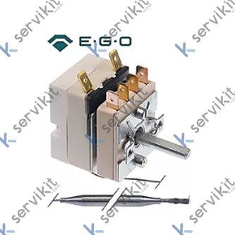 termóstato T máx 80°C margen de trabajo 30-80°C 1 polos 1NO 16A sonda ø 6mm sonda L 115mm