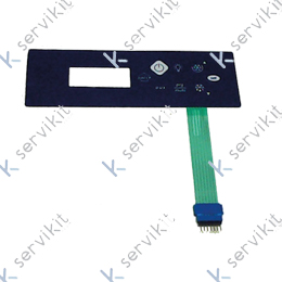 Membrana botonera electrónica termostato azul Infrico