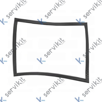 Burlete Puerta EXT=510x412x14mm Gris