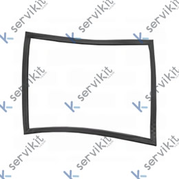 Burlete Puerta EXT=510x412x14mm Gris