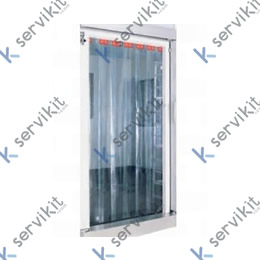 Cortina lamas 800x1900x2mm pvc