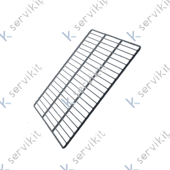 Rejilla plastificada 445x395mm gris bajo mostrador Comersa