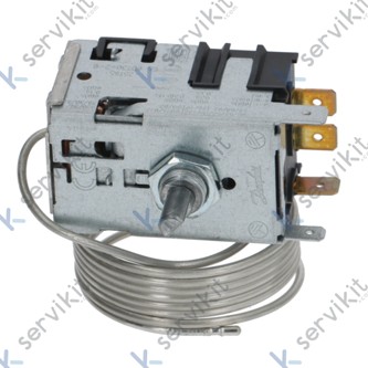 Termostato 2c-25c capilar 1300mm armario de frio-congelacion Danfoss