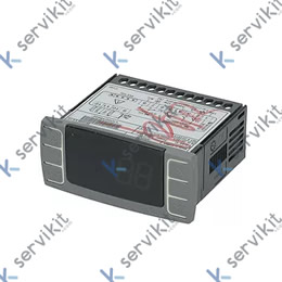 Controlador electrónico aliment. 230 V medida de montaje 71x29mm NTC