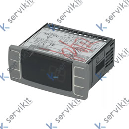 Controlador electrónico aliment. 230 V medida de montaje 71x29mm NTC