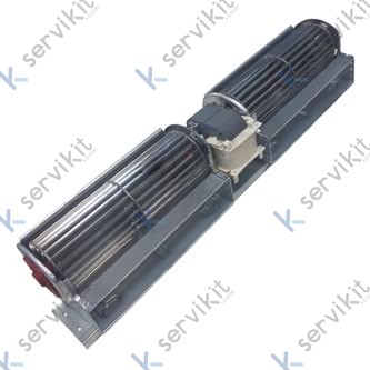 Ventilador tangencial 230V 50Hz 44W 2x180 centrado
