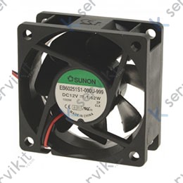 Ventilador axial 12v dc 1.62w 4500rpm 60x60mm