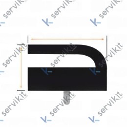 Burlete Puerta Horno 430x540mm Yxd 1A