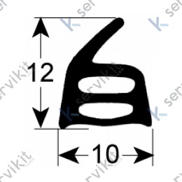 Burlete puerta horno 43dx 350x430mm