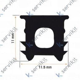 Burlete Puerta Horno Silicona (1 METRO)