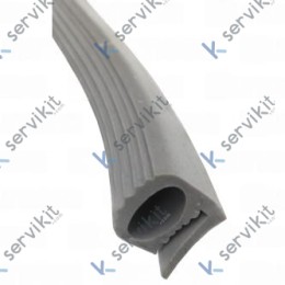 Burlete Silicona Tht Gris Horno (1m)