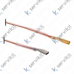 Cable Bujia Faston 0.8x3mm Ø2mm