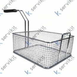 Cesta Freidora 215x250x100mm Hierro Cromado
