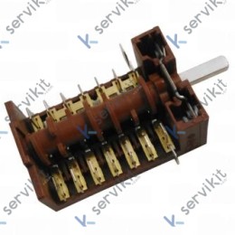 Conmutador 5 Posiciones 16A 250V Ø6x4.6mm