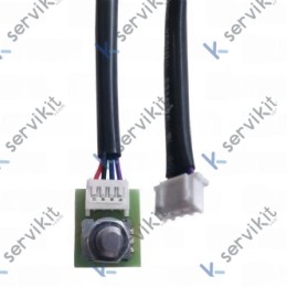 Conmutador Eje 6x4.6x18mm Cable 200mm