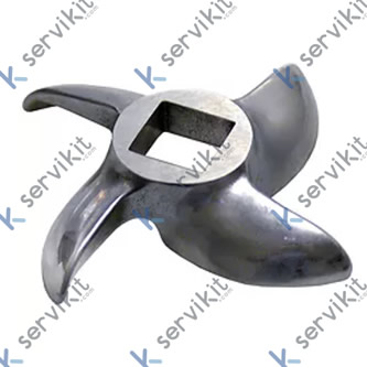 cuchillo tipo ENTERPRISE medida 12 ø 62mm dimensión interior 12x12mm acero inoxidable