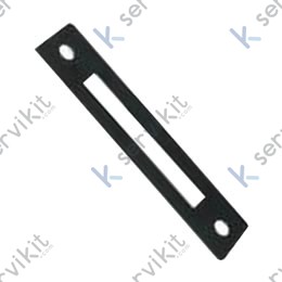 Guía bisagra horno 128x26x1mm Fagor