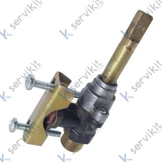 Grifo gas uso brida plancha Dosilet
