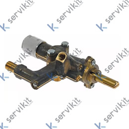 Grifo de gas tipo CAL-24200 boquilla bypass ø 0,6 mm entrada gas 1/8" NPT