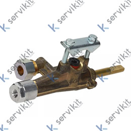 grifo de gas COPRECI tipo CAL-24200 entrada gas brida de tubo ø21mm