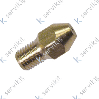 Inyector diámetro Ø1mm m6x0.75 para cocina industrial 