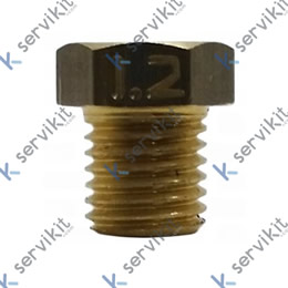 Inyector  ø1,2mm glp m8x1