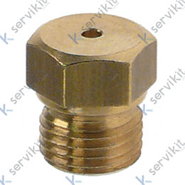 Inyector diámetro Ø2.50mm m10x1 cocción industrial Mareno