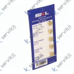 Kit 5 Inyectores Glp Ø0.50/2x0.70/0.80/0.85mm