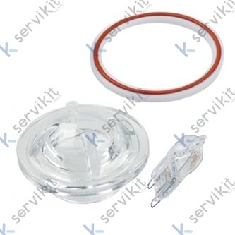 Kit lámpara halógena horno con cristal
