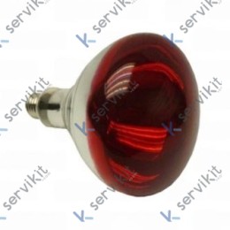 Lámpara Infrarrojos 250W 230V E27 Rojo