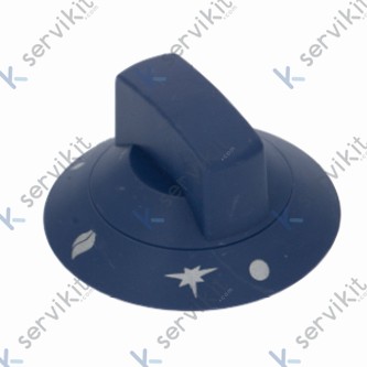 Mando azul Ø60mm Ø8x6.5mm cocina Zanussi