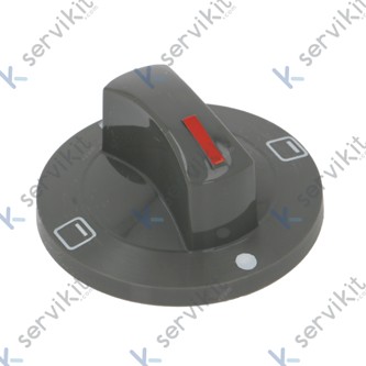 Mando grifo gas horno Fagor 71mm eje 6x4.6mm