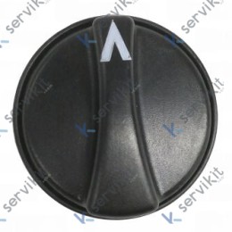 Mando Selector Negro 3H Ø55mm Ø6x4.6mm