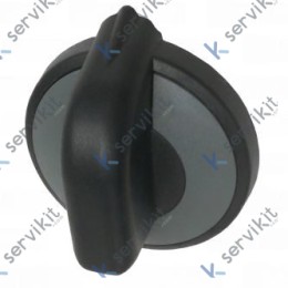 Mando Ø71.5 Eje 6x4.6mm NEGRO/GRIS