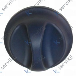 Mando Grifo Gas Azul Ø75mm Eje 8x6mm