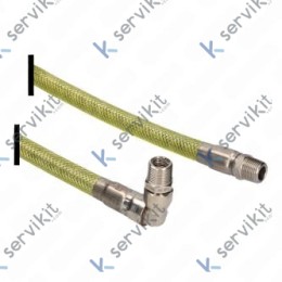 Manguera FLEXIB. Giratoria 1/2x1/2 M-M 2000mm